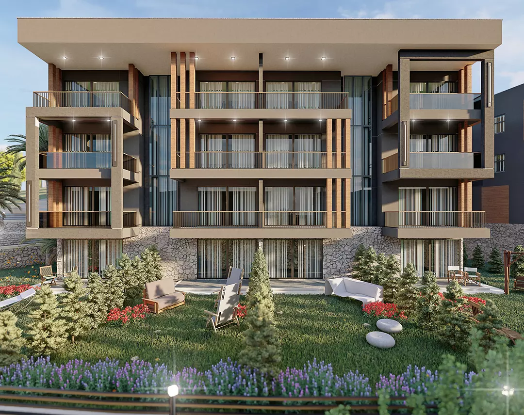 Skyline Akbük - Akbük'te Satılık Daire, Villa Projesi