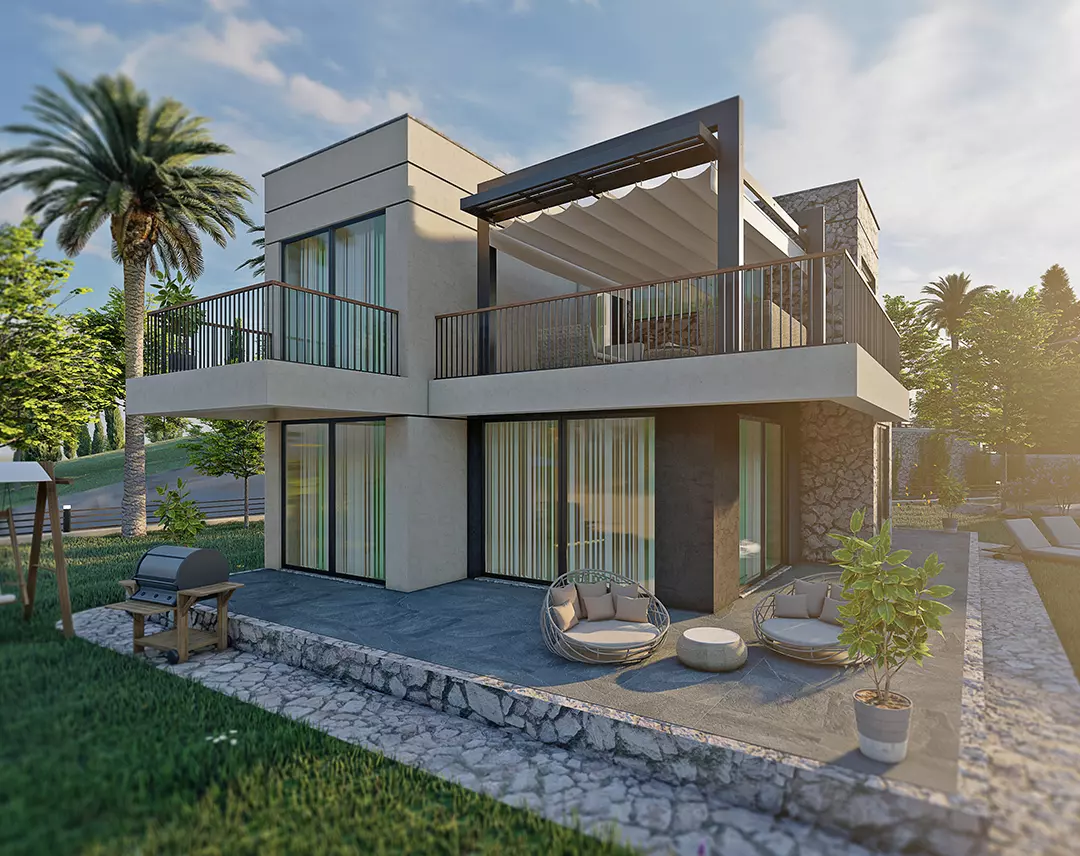 Skyline Akbük - Akbük'te Satılık Daire, Villa Projesi