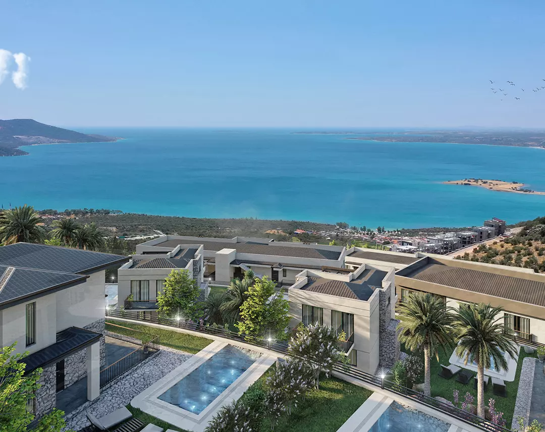 Skyline Akbük - Akbük'te Satılık Daire, Villa Projesi