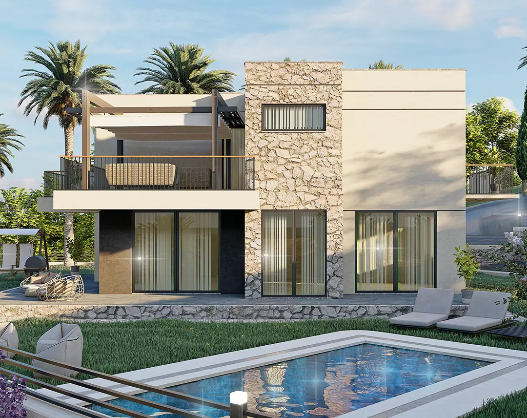 Skyline Akbük - Akbük'te Satılık Daire, Villa Projesi